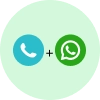 Call + WhatsApp